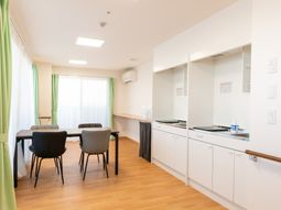 明るい空間の居間