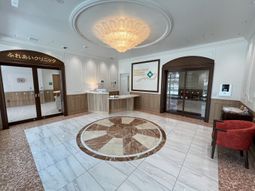 落ち着いた雰囲気のロビー