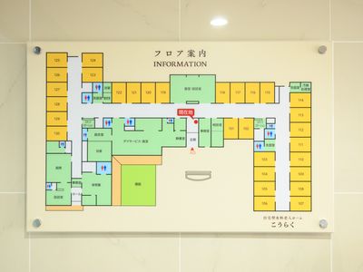 案内図を示す情報板