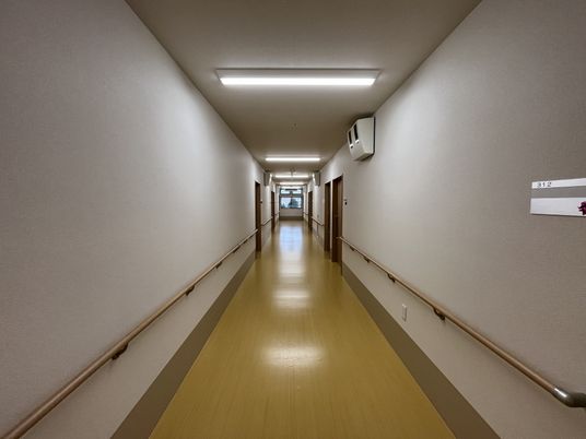 明るい廊下