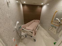 ゆとりある浴室