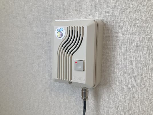 壁に取り付けられたナースコール