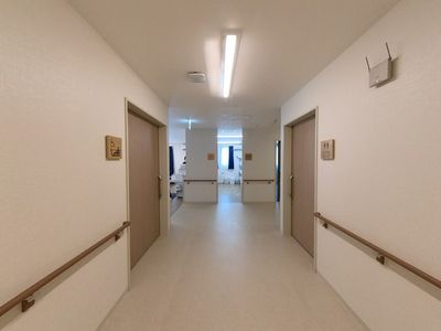 ゆったりとした廊下