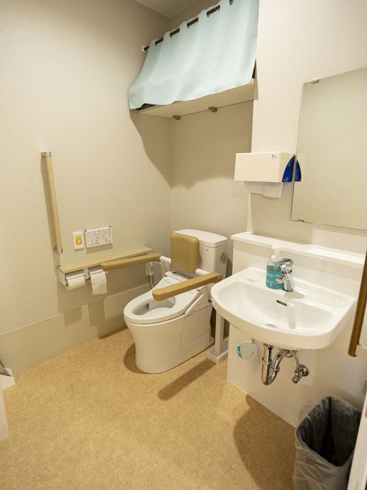 快適な設備のトイレ