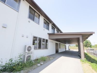 明るいエントランス