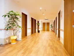 ゆったりとした廊下