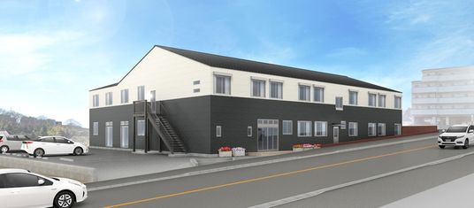 広々とした施設の外観