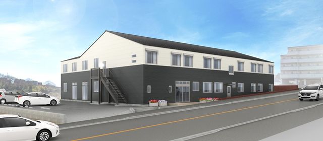 広々とした施設の外観
