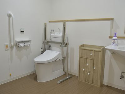 清潔なトイレ設備