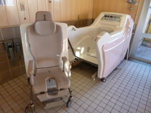 入浴用チェアの浴室  