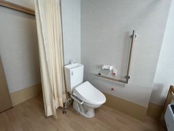 ゆったりとしたトイレ空間