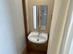 清潔感のある洗面台