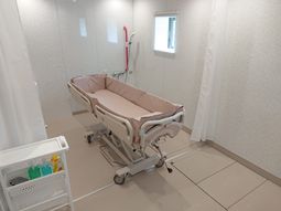 ゆったりした浴室空間