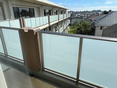 見晴らしの良いテラス