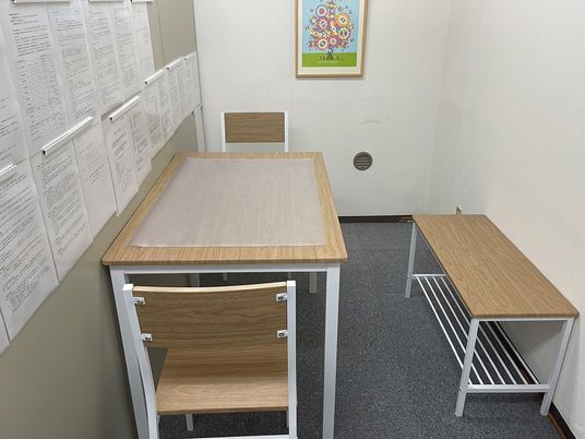 面談用の小部屋  