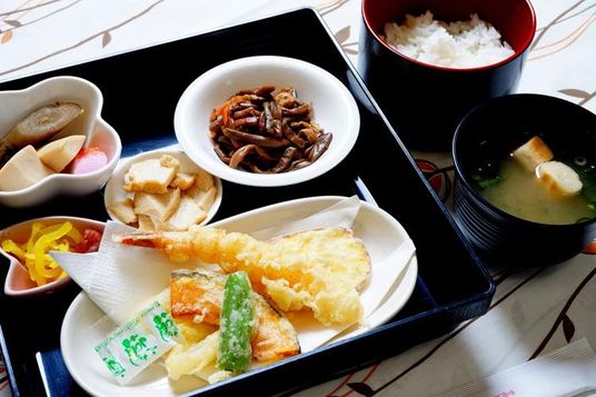 豪華な和食セット<br>