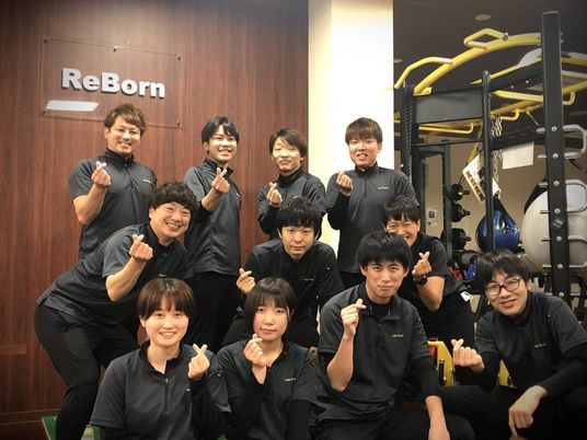 スタッフ集合の機能訓練室  