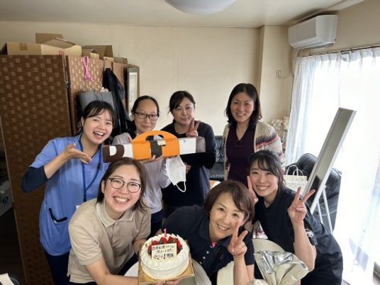 スタッフ集合の休憩室  