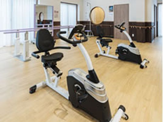 運動器具のある部屋