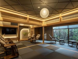 和室の休憩空間  