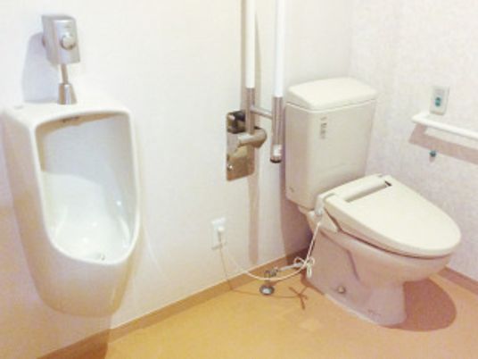 清潔な洋式トイレ設備