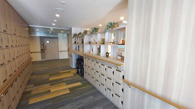 広々とした廊下