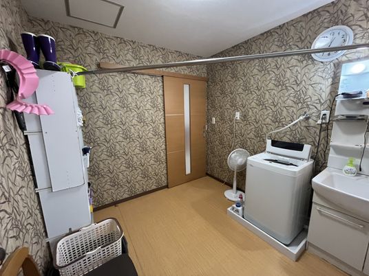 洗濯機がある部屋