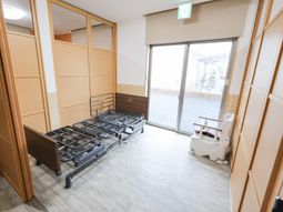 自然光が差し込む居室