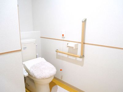 安全設計のトイレ