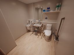 バリアフリーなトイレ