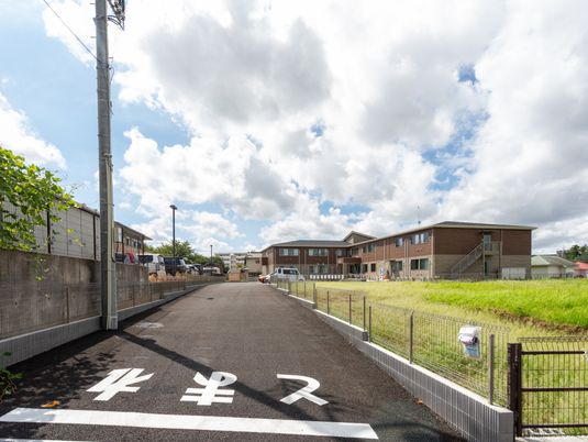 ゆとりある施設の外観