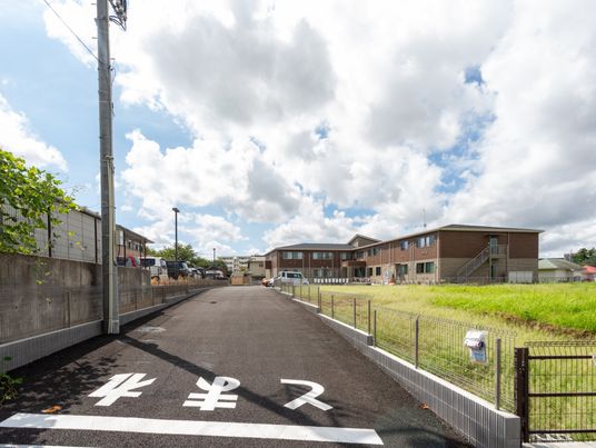 ゆとりある施設の外観