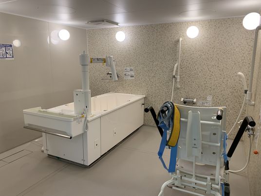 ケアのための浴室設備