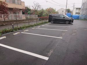 車が停まった駐車場