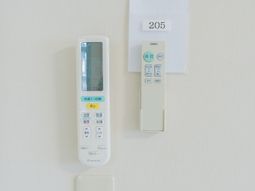 エアコンの操作パネル