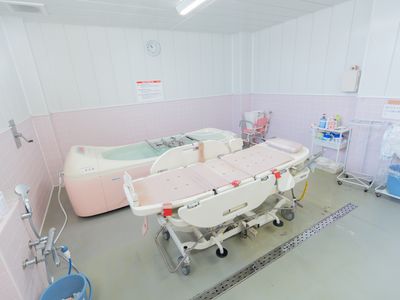 機能的な浴室