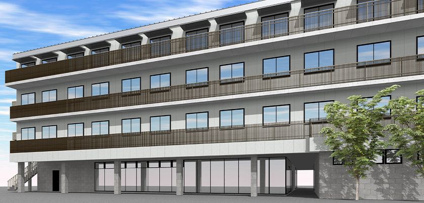 清潔でモダンな外観