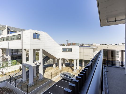 開放感のあるバルコニー