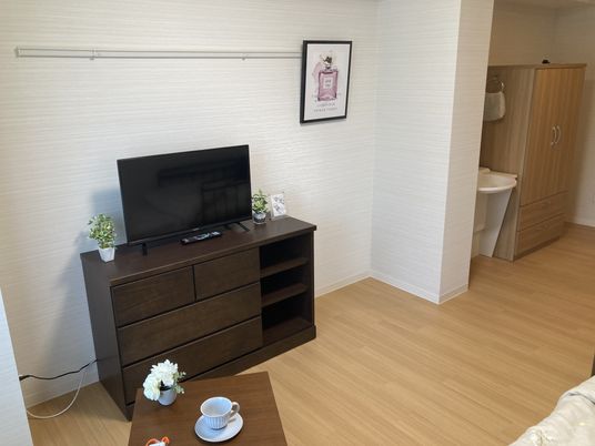 テレビと家具の部屋