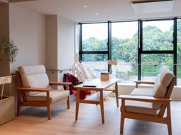 ゆとりのある待合空間