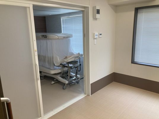 居室の開放感ある入口