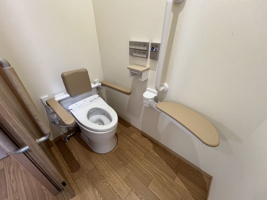 設備が充実したトイレ