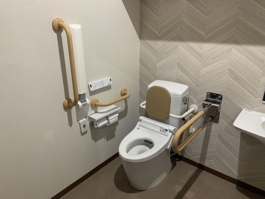 手すり付きトイレ