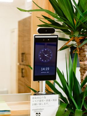 タッチパネル式受付端末