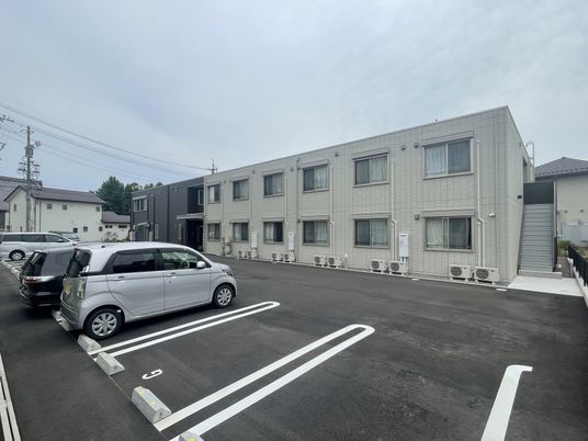 明るい外観の居宅