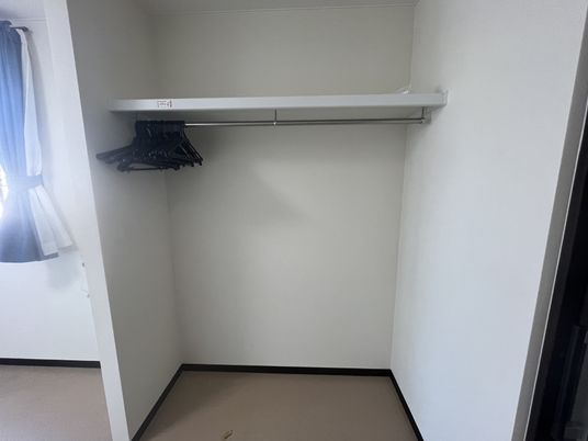 整理されたクローゼット