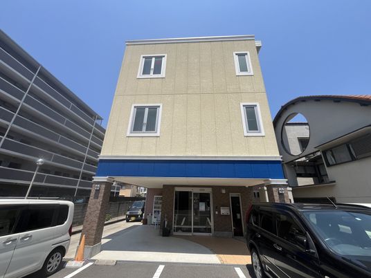 ゆったりとしたエントランス