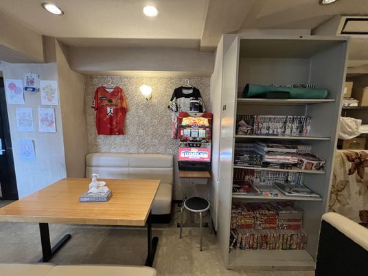 明るい共有スペース