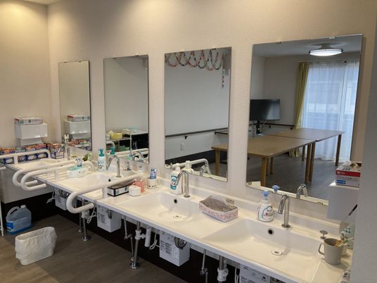 洗面台がある空間