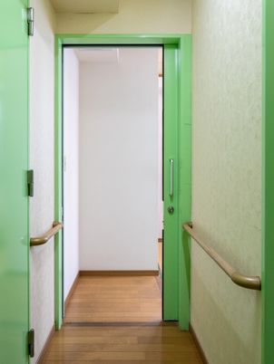 バリアフリーの通路
